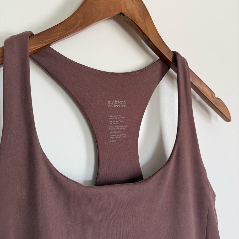 Girlfriend Collective Mauve Dress - Picture 2 of 7